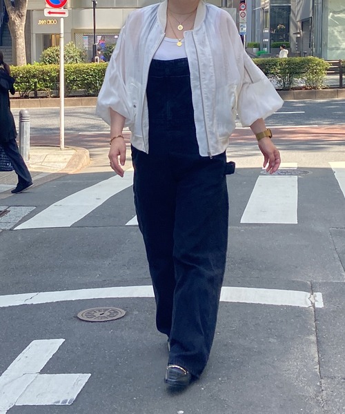 RIVE DROITE（リヴドロワ）の「シアーブルゾン（ミリタリージャケット・レディース・オフホワイト/ブラック/カーキ・FREE）」の18枚目の写真