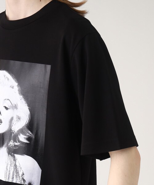 tk.TAKEO KIKUCHI(ティーケータケオキクチ)の「◆Retro Grade for tk.TAKEO KIKUCHI モンロー&ヘップバーンTシャツ(Tシャツ/カットソー・メンズ・ホワイト/ブラック/ホワイト系1/ブラック系・01/02/03)」の10枚目の写真