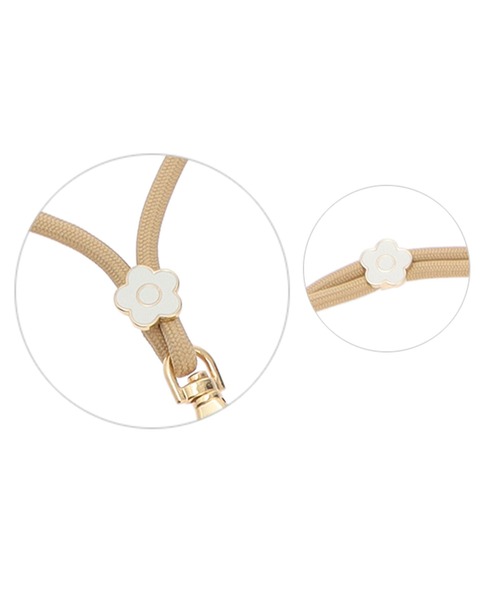 MARY QUANT（マリークワント）の「デイジームーヴ モバイルストラップ（キーケース/キーアクセサリー・レディース・ベージュ/ブラック・FREE）」の3枚目の写真