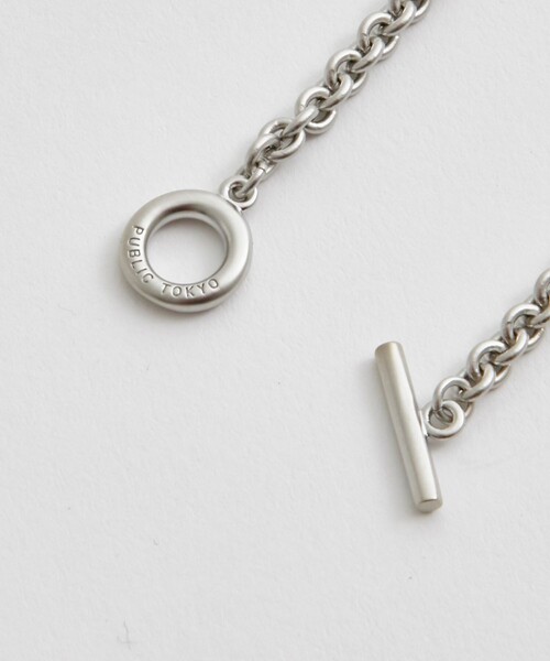 PUBLIC TOKYO(パブリックトウキョウ)の「【WEB限定】SIMPLE CHAIN NECKLACE / シンプルチェーンネックレス(ネックレス・メンズ・シルバー・FREE)」の3枚目の写真