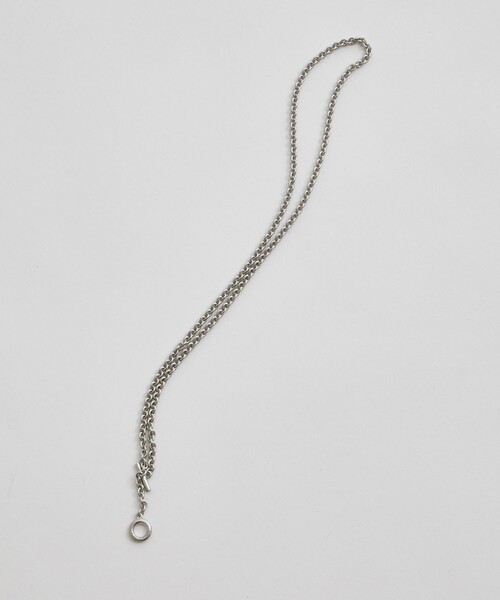 PUBLIC TOKYO(パブリックトウキョウ)の「【WEB限定】SIMPLE CHAIN NECKLACE / シンプルチェーンネックレス(ネックレス・メンズ・シルバー・FREE)」の2枚目の写真