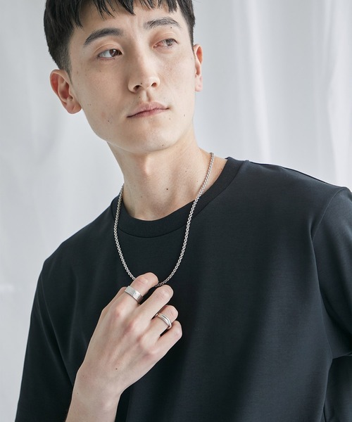 PUBLIC TOKYO(パブリックトウキョウ)の「【WEB限定】SIMPLE CHAIN NECKLACE / シンプルチェーンネックレス(ネックレス・メンズ・シルバー・FREE)」の7枚目の写真