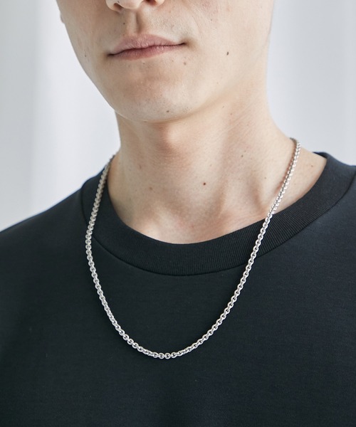 PUBLIC TOKYO(パブリックトウキョウ)の「【WEB限定】SIMPLE CHAIN NECKLACE / シンプルチェーンネックレス(ネックレス・メンズ・シルバー・FREE)」の5枚目の写真