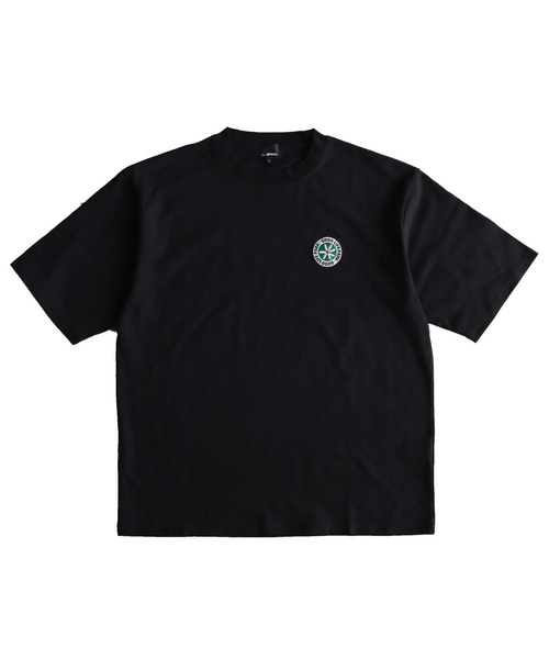 __gram.(スペースグラム)の「フラワーワッペン刺繍Tシャツ(Tシャツ/カットソー・メンズ・ホワイト/ホワイト×ネイビー/ブラック/ホワイト×グリーン・M/L)」の10枚目の写真