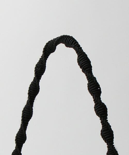 MAISON N.H PARIS(メゾンエヌアッシュパリ)の「【別注】<MAISON N.H PARIS>EX SLKCD メッシュバッグ(ショルダーバッグ・レディース・ブラック/コバルトブルー・FREE)」の7枚目の写真