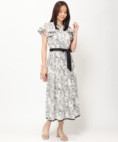 MISCH MASCH（ミッシュマッシュ）の「トワルドゥジュイワンピース/MM327402（ワンピース・レディース・ホワイト/ブラック/ブルー/グリーン・M/ﾌﾘ-）」の17枚目の写真