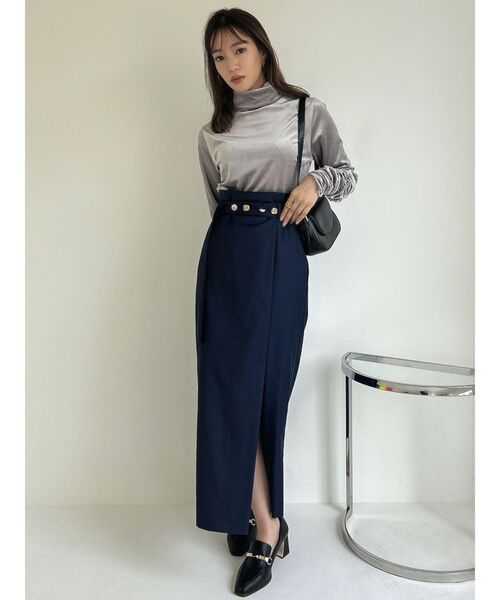 dazzlin(ダズリン)の「アソートボタンIラインスカート(スカート・レディース・ネイビー/アイボリー/その他1・SMALL/MEDIUM)」の11枚目の写真