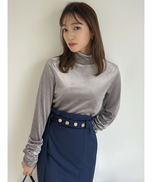 dazzlin(ダズリン)の「アソートボタンIラインスカート(スカート・レディース・ネイビー/アイボリー/その他1・SMALL/MEDIUM)」の13枚目の写真