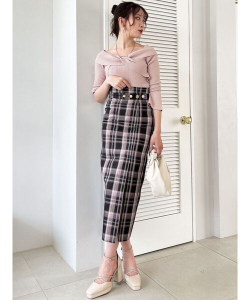 dazzlin(ダズリン)の「アソートボタンIラインスカート(スカート・レディース・ネイビー/アイボリー/その他1・SMALL/MEDIUM)」の18枚目の写真