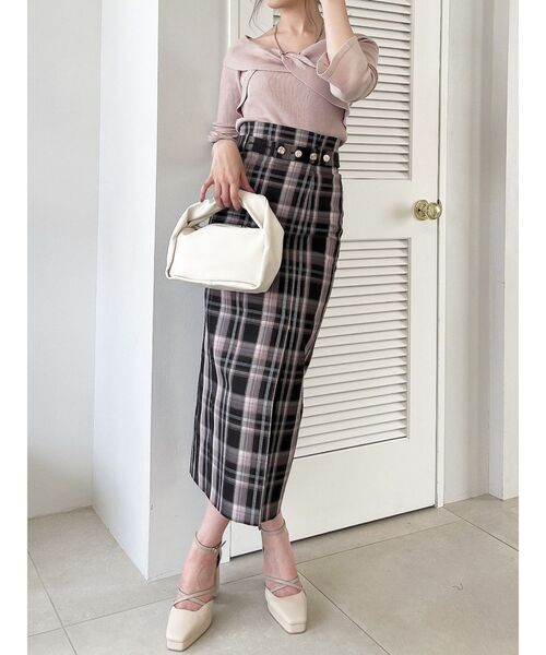 dazzlin(ダズリン)の「アソートボタンIラインスカート(スカート・レディース・ネイビー/アイボリー/その他1・SMALL/MEDIUM)」の19枚目の写真