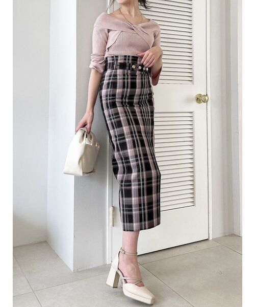 dazzlin(ダズリン)の「アソートボタンIラインスカート(スカート・レディース・ネイビー/アイボリー/その他1・SMALL/MEDIUM)」の20枚目の写真