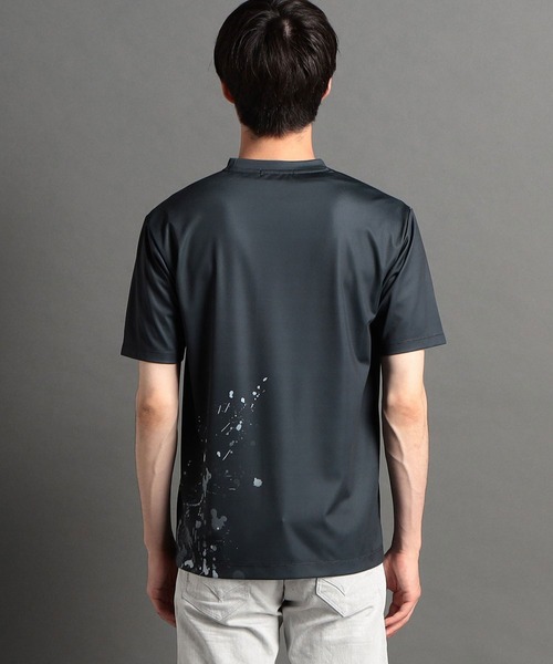 HIDEAWAYS NICOLE(ハイダウェイニコル)の「スプラッター柄プリント半袖Tシャツ(Tシャツ/カットソー・メンズ・オフホワイト/ブラック/ライトベージュ・MEDIUM/LARGE/X-LARGE)」の17枚目の写真