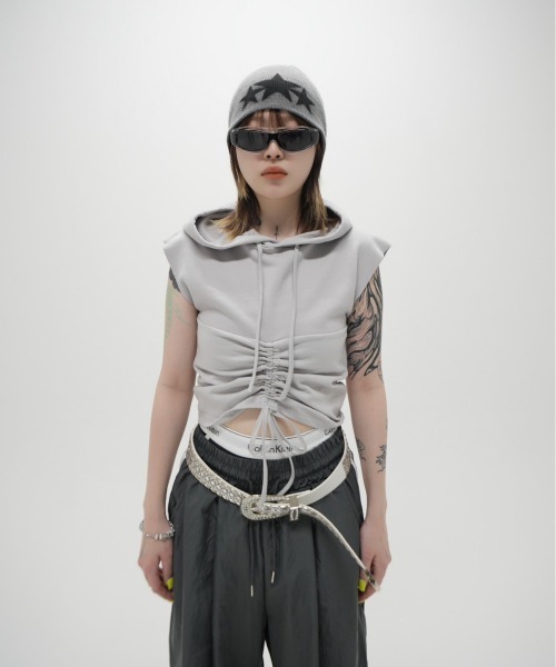XU(エックスユー)の「韓国ファッション XU エックスユー star beanie スター ビーニー ニット帽(ニットキャップ/ビーニー・メンズ・ネイビー/ベージュ/グレー・ONE SIZE)」の9枚目の写真