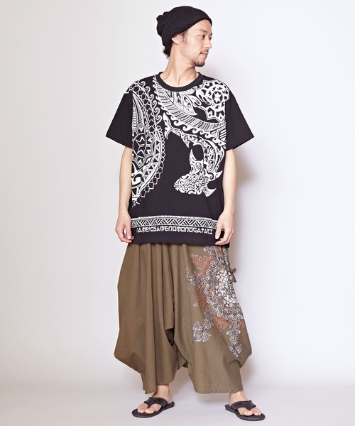 チャイハネ（チャイハネ）の「【チャイハネ】洋輔×Amina メッカーTシャツ（Tシャツ/カットソー・メンズ・ブラック/レッド/ホワイト/ベージュ・M/L）」の17枚目の写真