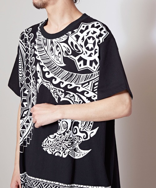 チャイハネ（チャイハネ）の「【チャイハネ】洋輔×Amina メッカーTシャツ（Tシャツ/カットソー・メンズ・ブラック/レッド/ホワイト/ベージュ・M/L）」の22枚目の写真