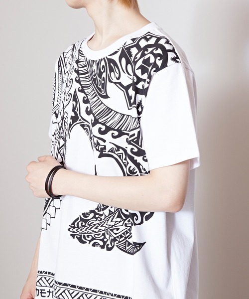 チャイハネ（チャイハネ）の「【チャイハネ】洋輔×Amina メッカーTシャツ（Tシャツ/カットソー・メンズ・ブラック/レッド/ホワイト/ベージュ・M/L）」の14枚目の写真