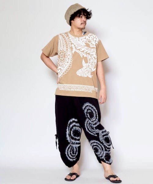 チャイハネ（チャイハネ）の「【チャイハネ】洋輔×Amina メッカーTシャツ（Tシャツ/カットソー・メンズ・ブラック/レッド/ホワイト/ベージュ・M/L）」の5枚目の写真