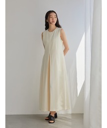 pencil box pleats dress