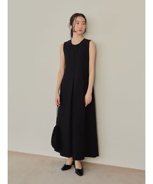 pencil box pleats dress