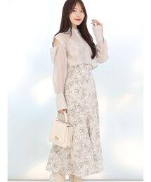 MERCURYDUO | クロップドシアーシャツセットワンピース(ワンピース)