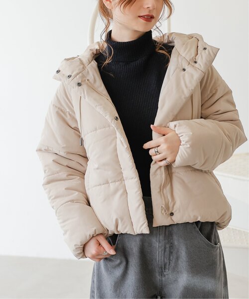 frames RAY CASSIN(フレームスレイカズン)の「中綿ショートダウン(ダウンジャケット/コート・レディース・ブラウン/ベージュ/キナリ/ブラック・FREE)」の12枚目の写真