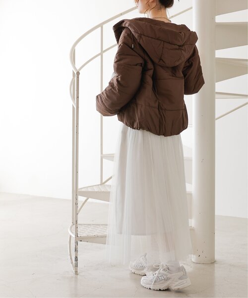 frames RAY CASSIN(フレームスレイカズン)の「中綿ショートダウン(ダウンジャケット/コート・レディース・ブラウン/ベージュ/キナリ/ブラック・FREE)」の13枚目の写真