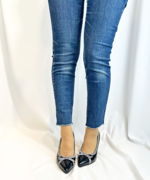 Sugar Sugar（シュガーシュガー）の「【SUGAR SUGAR シュガーシュガー】リボンヒールパンプス（パンプス・レディース・ブラック/ピンク・22.5cm/23.5cm/24.5cm/23.0cm/24.0cm）」の15枚目の写真