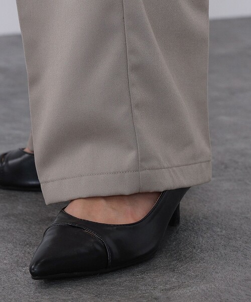 BEAMS HEART（ビームスハート）の「BEAMS HEART / ハイウエスト パンツ（スラックス・レディース・ブラウン系その他2/ブラック/グリーン系その他5・SMALL/MEDIUM）」の20枚目の写真