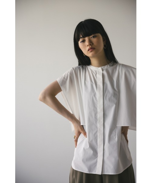 STYLEMIXER（スタイルミキサー）の「スクエアパネルスリーブシャツ 