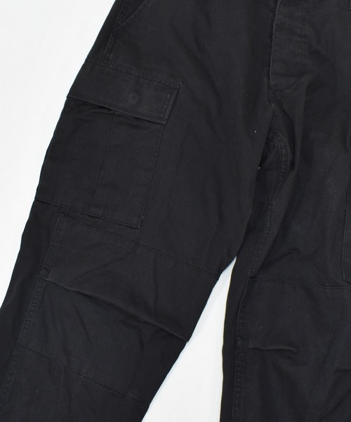 K1067 dvantex 古着 ブラック カーゴパンツ アメカジ ミリタリー - Non-ply Yarn Lined Drop Crotch Cargo Wide Jogger Pants