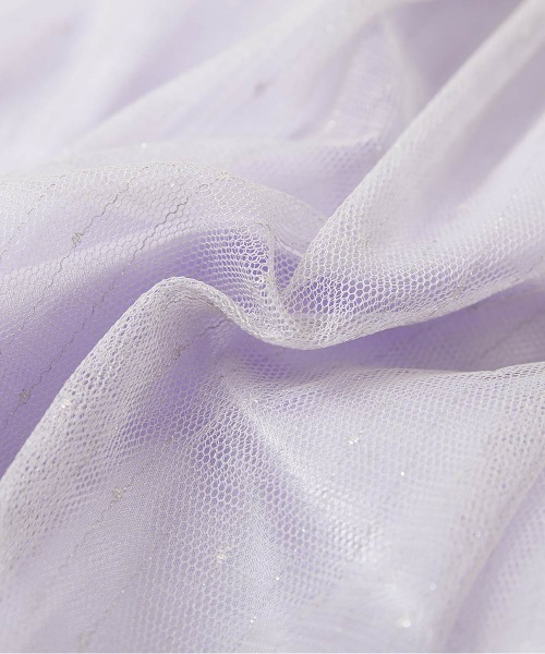 devirock（デビロック）の「ラメチュール パーティドレス（ドレス・キッズ・パープル系4/ワインレッド・160cm/130cm/140cm/110cm/120cm/150cm/100cm）」の5枚目の写真