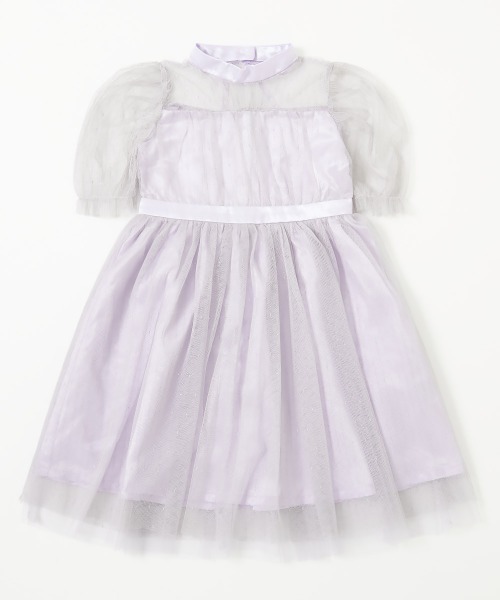 devirock（デビロック）の「ラメチュール パーティドレス（ドレス・キッズ・パープル系4/ワインレッド・160cm/130cm/140cm/110cm/120cm/150cm/100cm）」の6枚目の写真