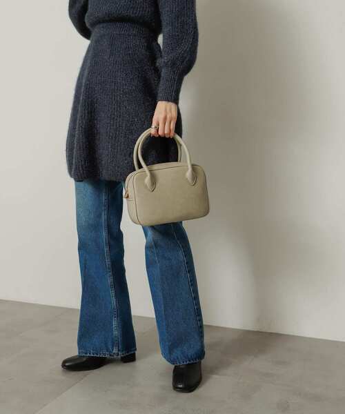 SENSE OF PLACE by URBAN RESEARCH（センスオブプレイスバイアーバンリサーチ）の「2WAYスクエアボストンバッグ（ボストンバッグ・レディース・ライトベージュ/ブラック/モカ・ONE）」の6枚目の写真