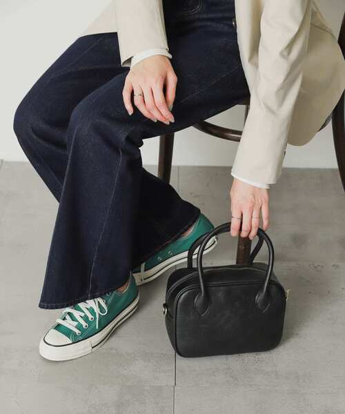 SENSE OF PLACE by URBAN RESEARCH（センスオブプレイスバイアーバンリサーチ）の「2WAYスクエアボストンバッグ（ボストンバッグ・レディース・ライトベージュ/ブラック/モカ・ONE）」の15枚目の写真