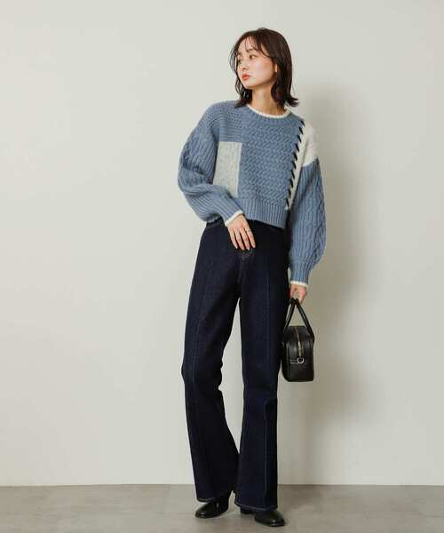 SENSE OF PLACE by URBAN RESEARCH（センスオブプレイスバイアーバンリサーチ）の「2WAYスクエアボストンバッグ（ボストンバッグ・レディース・ライトベージュ/ブラック/モカ・ONE）」の19枚目の写真