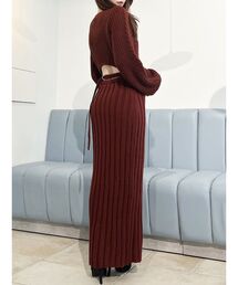 RESEXXY | バックデザインケーブルニットワンピース(ワンピース)