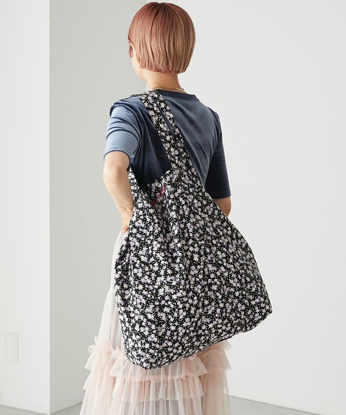 forksy.(フォルクシー)の「【forksy.】アソート刺繍ロゴパパバッグ(トートバッグ・レディース・ブルー系/ピンク系/ブラック系/オレンジ系・FREE)」の7枚目の写真