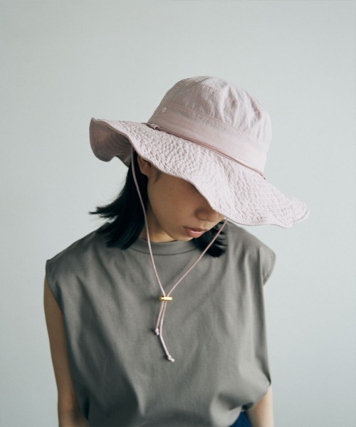 marjour（マージュール）の「COLOR SAFARI HAT（ハット・レディース・ピンク/ベージュ・FREE）」の2枚目の写真