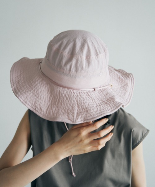 marjour（マージュール）の「COLOR SAFARI HAT（ハット・レディース・ピンク/ベージュ・FREE）」の4枚目の写真
