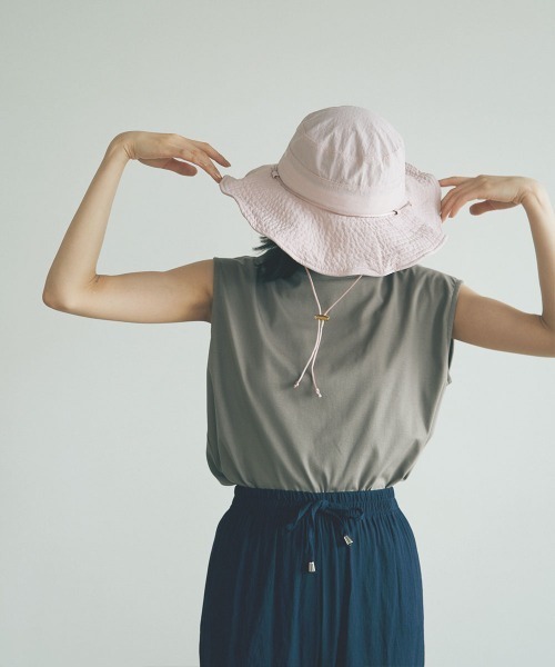 marjour（マージュール）の「COLOR SAFARI HAT（ハット・レディース・ピンク/ベージュ・FREE）」の10枚目の写真