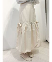 リボンドロストバルーンスカート