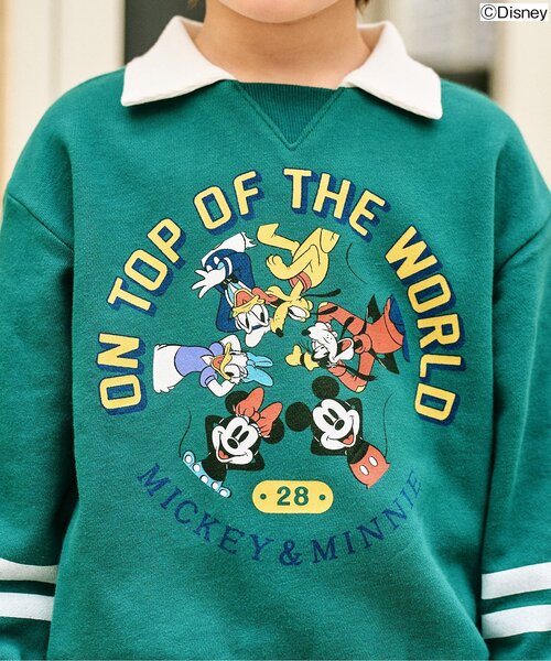 セール】ディズニーキャラクター衿付きトレーナー（スウェット