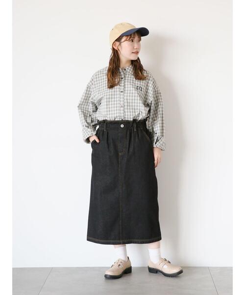 ehka sopo（エヘカソポ）の「柄アソートデザイン袖シャツ（シャツ/ブラウス・レディース・ブルー/ブラウン/サックスブルー・F）」の5枚目の写真