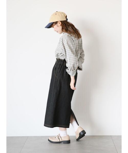 ehka sopo（エヘカソポ）の「柄アソートデザイン袖シャツ（シャツ/ブラウス・レディース・ブルー/ブラウン/サックスブルー・F）」の6枚目の写真