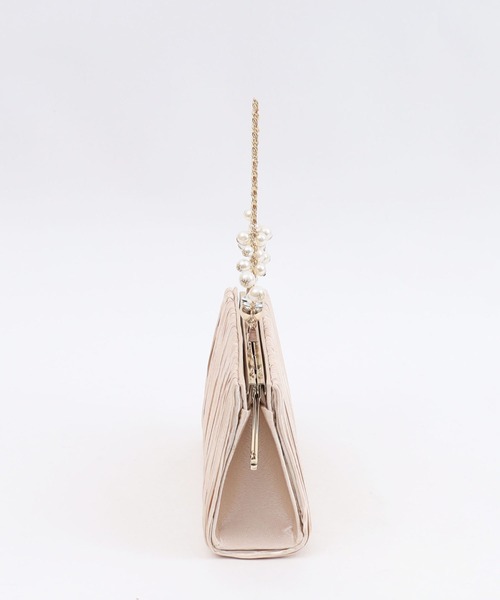 COOCO(クーコ)の「プリーツクラッチパーティーバッグ(クラッチバッグ・レディース・グレー/ベージュ/ブラック・9)」の12枚目の写真