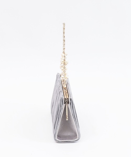 COOCO(クーコ)の「プリーツクラッチパーティーバッグ(クラッチバッグ・レディース・グレー/ベージュ/ブラック・9)」の7枚目の写真