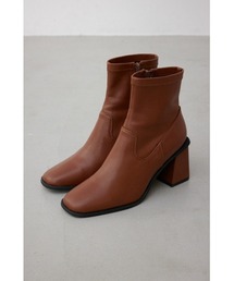 AZUL by moussy（アズールバイマウジー）の「スクエアトゥストレッチショートブーツ（ブーツ）」
