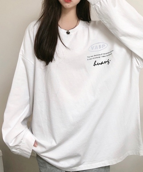 セール】VATECORESSロゴオーバーサイズロンT（Tシャツ