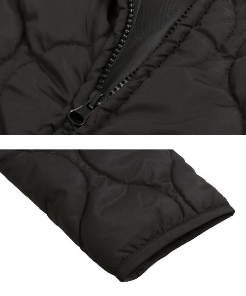 KOBE LETTUCE（コウベレタス）の「ペプラムキルティング中綿ブルゾンコート（ブルゾン・レディース・ホワイト系/ブラック/ベージュ・L/M）」の8枚目の写真