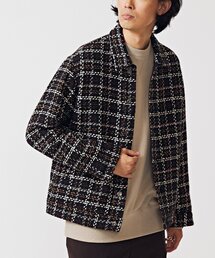 EDIFICE | 【DEVEAUX / デヴォー】バスケット チェック トラッカー ジャケット(ブルゾン)